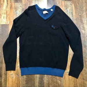 The Original Penguin sweater navy V-neck men XXL